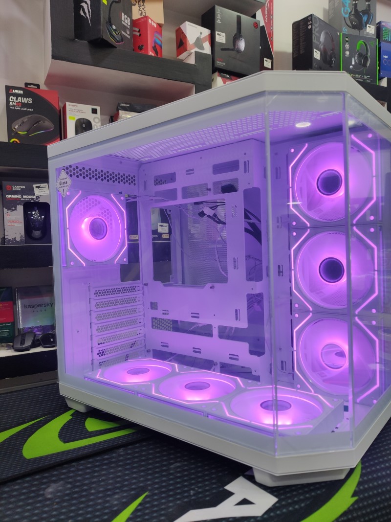 CASE MAGMA V950 WHITE 7 FANS ARGB WHITE