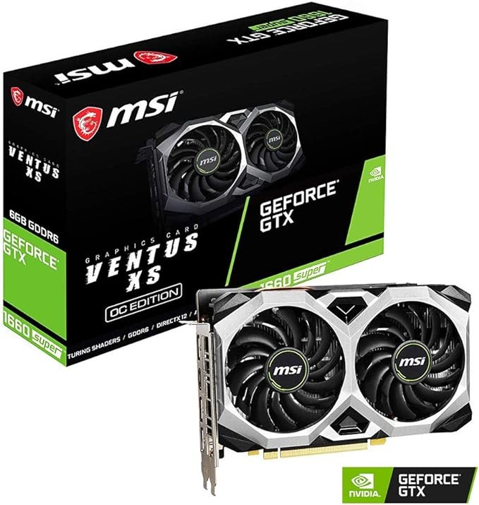 GPU NVIDIA GTX 1660 SUPER 6GB MSI VENTUS XS OC BN ( USED )