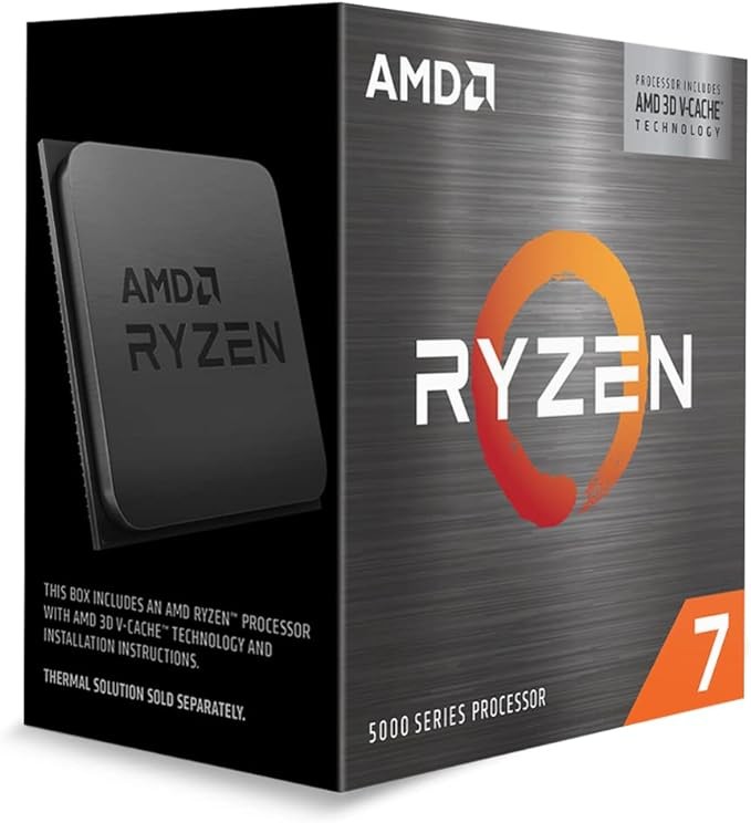 CPU AMD AM4 Ryzen 7 5700X3D 3.7GHZ BOX 8 CORE 16 THREADS