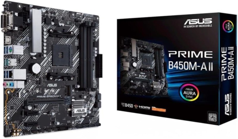 MOTHERBOARD INTEL ASUS PRIME B450M-A II RGB