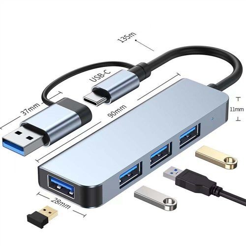 HUB USB 3.0 MACTECH 4P MT-HB421