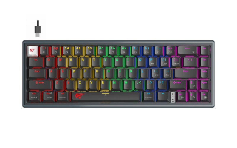 HAVIT KB874L RGB MECHANICAL KEYBOARD