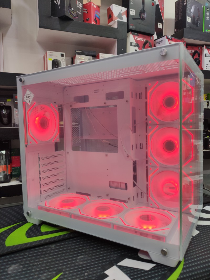 CASE MAGMA V5 WHITE 7 FANS ARGB