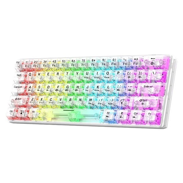 KEYBOARD MAGMA CRYSTAL FIORA 60% F61CT RED SWITCH WIRELESS / TYPE C / RGB