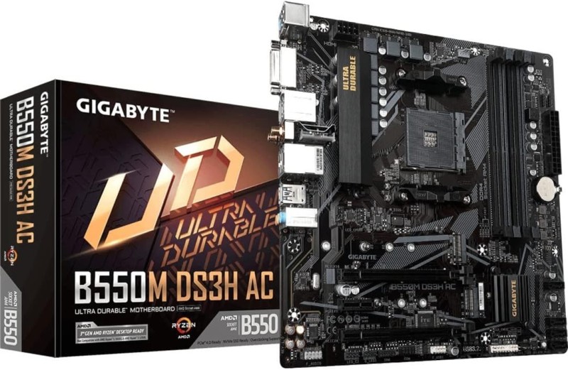 MOTHERBOARD AMD AM4 GIGABYTE B550DS3H AC  (rev. 1.4)