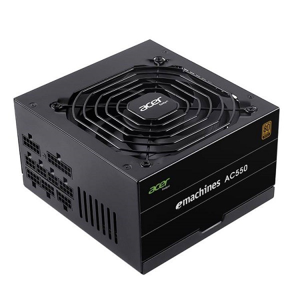 POWER SUPPLY ACER 550W FULL MODULAR +80 BRONZE BLACK