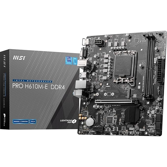 MOTHERBOARD INTEL MSI PRO H610M-E DDR4