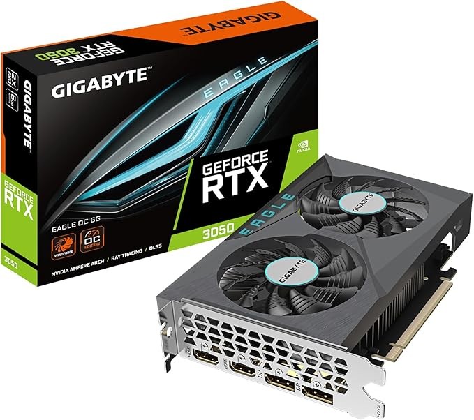 GPU NVIDIA GIGABYTE RTX 3050 6GB EAGLE 6GB OC