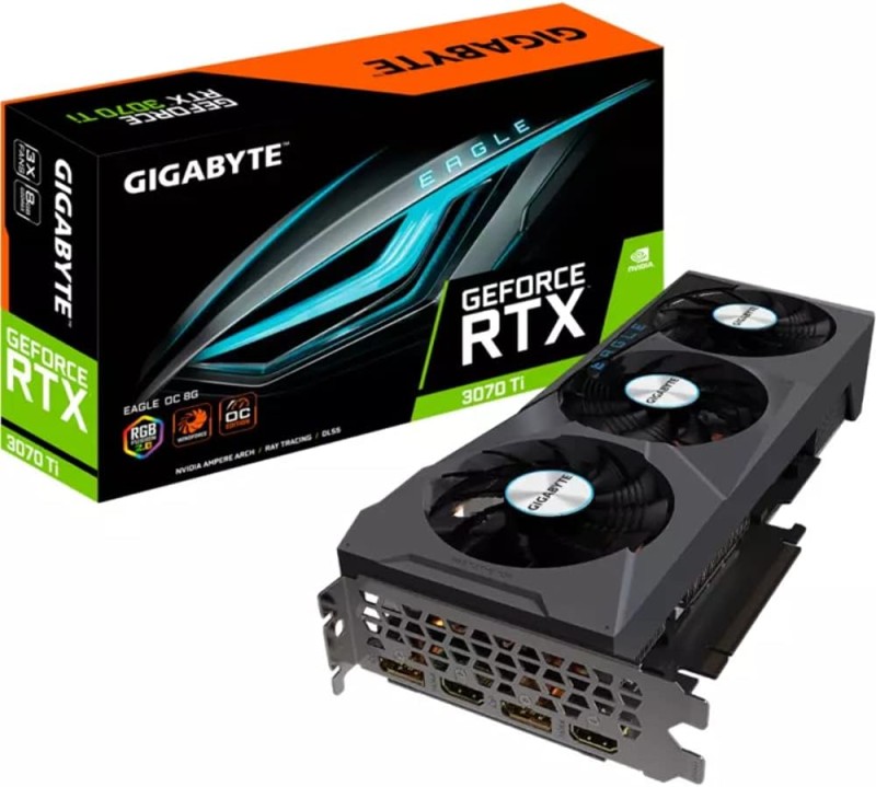 GPU NVIDIA RTX 3070TI GIGABYTE EAGLE 8GB GDDR6