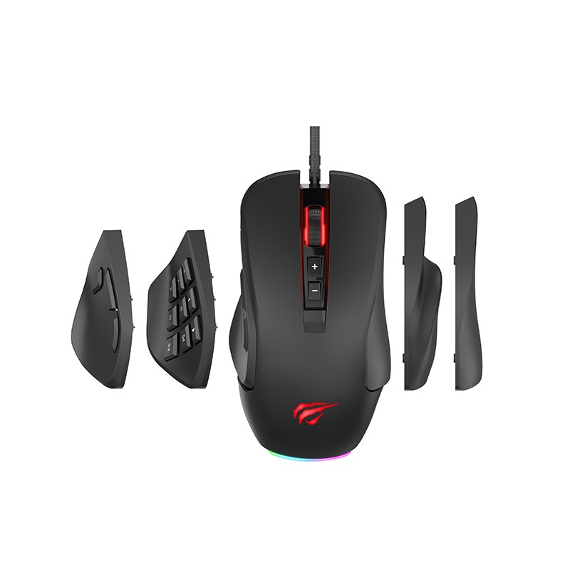 MOUSE HAVIT GAMENOTE MS900 PROGRAMMING GAMING MOUSE RGB