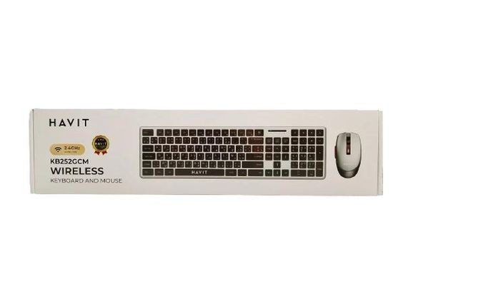 HAVIT KB252GCM WIRELESS KEYBOARD AND MOUSE COMBO