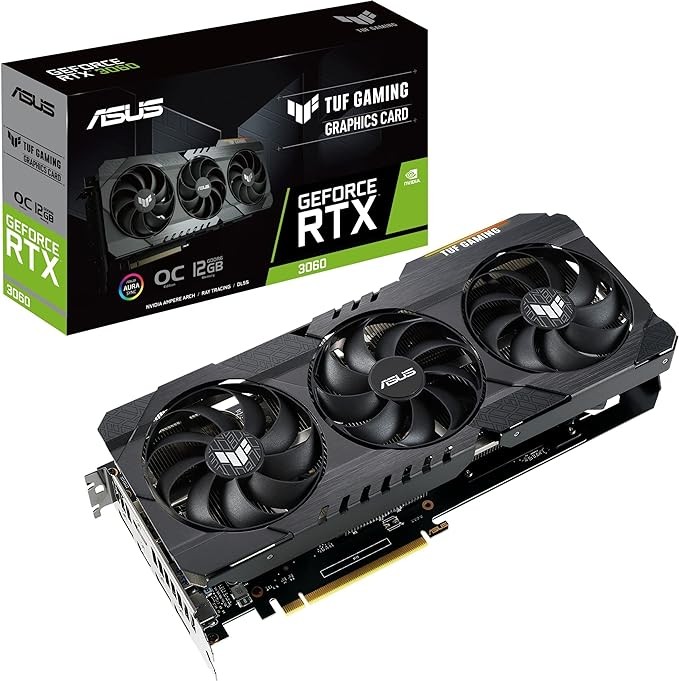 GPU NVIDIA RTX 3060 12GB ASUS TUF BN ( USED )