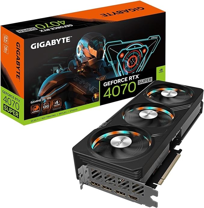 GPU NVIDIA GIGABYTE RTX 4070 SUPER OC 12GB GDDR6