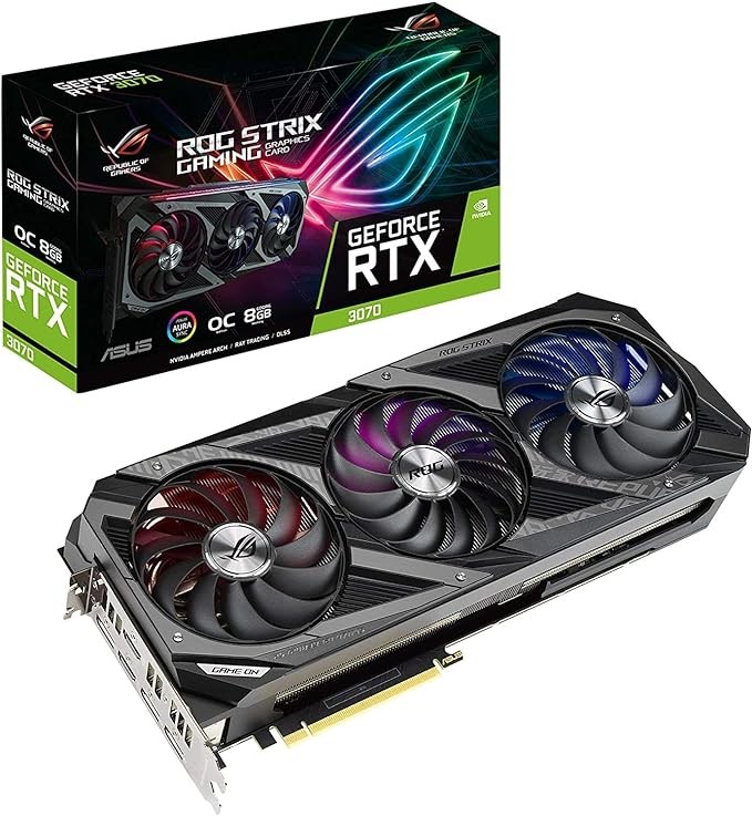 GPU NVIDIA RTX 3070 8GB ASUS ROG STRIX BN ( USED ) 