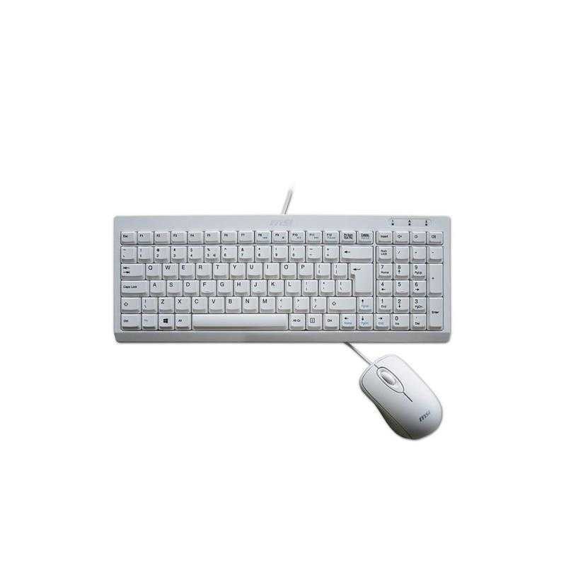 COMBO KEYBOARD + MOUSE MSI WHITE KU-1019