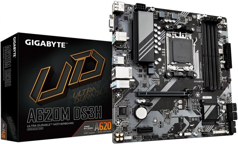 MOTHERBOARD AMD AM5 GIGABYTE A620M DS3H